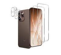 Afikyutu Screen Protector for OPPO Reno 15 Pro 5G for Tempered Glass, Pack of 2 Screen Protectors with 2 Camera Protection, 9H Hardness Screen Protector, 9 HD Tempered Glass Screen Protector