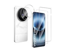Afikyutu Screen Protector for Vivo X300 Ultra for Tempered Glass, Pack of 2 Screen Protectors with 2 Camera Protection, 9H Hardness Screen Protector, 9 HD Tempered Glass Screen Protector, Anti-Scratch