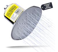 Afina A-01 Advanced High Pressure Filtered Shower Head - Reduces Dry Itchy Skin, Dandruff, Eczema, and Dramatically Improves The Condition of Your Skin, Hair and Nails (Chrome)