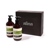 Afina Golden Oud Luxury Body Wash - 500mlx2 Shower Gel Bottle - Sensual Blend of Spicy, Creamy Floral Notes Backed With Warm Ambery & Woody Undertones - Vegan Friendly Body Wash - UK Produced