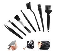 AFIODA Anti Static Brush Set, 7 PCS ESD Cleaning Brushes for Keyboard & Electronics, Small Anti-Static Nylon Brushes for PC Laptop Motherboard Camera Phone Tablet Dust Cleaning Tool Kit