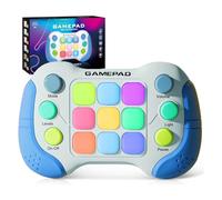 AFIODA Game Fidget Toys for Kids, Flashing Light Handheld Console Gamepad, Quick Push Sensory Toy for Autism, Stress Relief Portable Game for Boys Girls, Birthday Gifts Ages 6-12