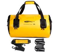 AFISHTOUR 40L Waterproof Motorcycle Duffel Bag - Motorcycle Luggage Tail Bag with Straps for Back Seat - Roll Top Dry Bag for Kayaking, Rafting, Boating, Camping, Travel, Beach (Yellow)
