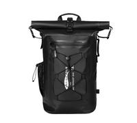 AFISHTOUR Heavy Duty Waterproof Dry Bag Backpack - 35L Roll-Top Floating Dry Bag Backpack for Motorcycles, Kayaking, Rafting, Boating, Camping, Hiking, Fishing (Black)