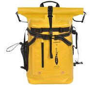 AFISHTOUR Heavy Duty Waterproof Dry Bag Backpack - 35L Roll-Top Floating Dry Bag Backpack for Motorcycles, Kayaking, Rafting, Boating, Camping, Hiking, Fishing (Yellow)