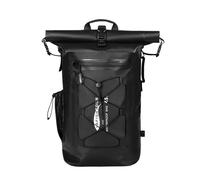 AFISHTOUR Heavy Duty Waterproof Dry Bag Backpack - 45L Roll-Top Floating Dry Bag Backpack for Motorcycles, Kayaking, Rafting, Boating, Camping, Hiking, Fishing (Black)