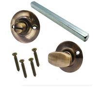 Afit Antique Brass Bathroom Turn And Release 5mm Spindle