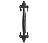 Afit Black Antique Iron Fleur De Lys Pull Handles 127mm