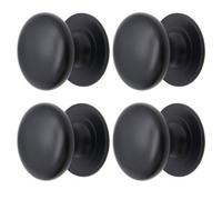 Afit Black Cupboard Cabinet Knobs - 42mm Matt Black Door, Cupboard, Cabinet & Drawer Knobs - 2 Pack