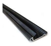 Afit Black Door Threshold Seal Draught Excluder - 56mm Inward Opening - 914mm