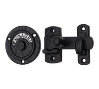 Afit Black Toilet Bathroom Bolt Vacant Engaged Indicator Bolt 83mm