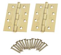 Afit Brass Door Hinges Pvd Finish Stainless Steel Grade 7 Washered Hinges 102X76X 2mm Pair