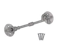 EAI Cabin Hook and Eye Latch - 150mm/6 Inch Galvanised Gate & Door Catch & Fixings for Wooden Gates, Doors & Sheds - 1 Pack