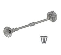 EAI Cabin Hook and Eye Latch - 200mm/8 Inch Galvanised Gate & Door Catch & Fixings for Wooden Gates, Doors & Sheds - 1 Pack