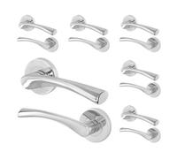 Afit Chrome Internal Twist Door Handles 6 Pairs Novi Range