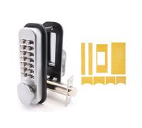 Afit Digital Fire Door Commercial Mechanical Code Lock W/intumescent - Satin Chrome