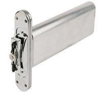 Afit Door Closer Double Chain Numatic Adjustable Closing & Latching Speed Suits Fire Doors - Satin Chrome