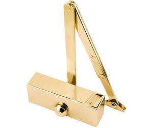 Afit Door Closer Overhead Suit Fire Doors Universal Dual Handed Push Or Pull Side - Power Size 3 - Polished Brass