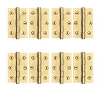 Afit Door Hinges Pvd Brass Stainless Steel Washered Butt Hinges Fire Rated Heavy Duty Hinges 3 Inch / 76mm - Pack Of 4