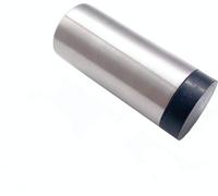 Afit Door Stop Buffer Wall Skirting Projection Doorstop 85mm Satin Stainless Steel Strong Concealed Fixings