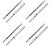 Afit Drawer Runner Ball Bearing 17X 312mm Mini Slides Extending To 516mm 10Kg Load Capacity 2 Pairs