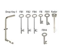 Afit Fb Key Set Fire Brigade Master 6 Key Set With 1 Radar Disabled Toilet Key And 1 Drop Key For Lift Access