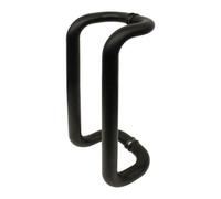 Afit Guardsman Entrance Cranked Pull Handles - Back To Back Fix - 425 X 32mm - Matt Black