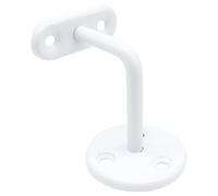 Afit Handrail Bracket White Pack 5 Wall Mounted Strong Steel 63mm