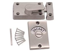 Afit - Heavy Duty Toilet Indicator Bolt Vacant Engaged Traditional - Satin Stainless Steel
