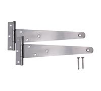 Afit Medium Tee Door And Gate Hinge - 300mm / 12 Inch - Zinc - Including All Fixing Screws
