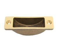 Afit Polished Brass Easyclean Dust Socket For Flush Bolt 62 X 19mm
