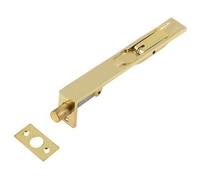 Afit Polished Brass Lever Action Flush Bolt British Heavy Pattern 150 X 19mm