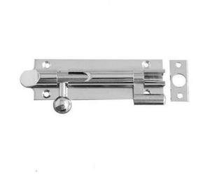 Afit Polished Chrome Bell Pattern Necked Barrel Bolt 102 X 32mm