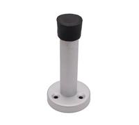 Afit - Projection Wall Skirting Door Stop - 83mm - Satin Aluminium