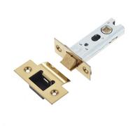 Afit Pvd Brass Bolt Through Tubular Latch Fir 76mm Case 57mm Backset