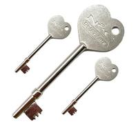 Afit Radar Key - Standard Grip - Zinc Plated - Genuine N&c Phlexicare - Pack Of 3