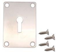 Afit Repair Escutcheon - Keyhole - 65X47X1.2mm - Satin Stainless
