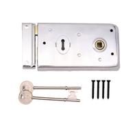 Afit Rim Sashlock Surface Mounted Lock - 140 X 85mm - Polished Chrome
