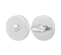 Afit Round Bathroom Thumbturn & Release Set - Polished Chrome Universal Silver Door Turn And Release Lock For Bathroom Toilet