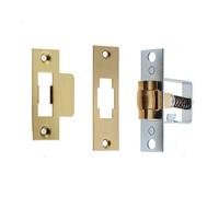 Afit Satin Brass Heavy Duty Adjustable Roller Catch 76 X 22mm