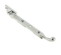 Afit Satin Chrome Bulb End Casement Window Stay - 8"/200mm