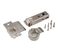 Afit Satin Chrome Easy Quick Fit Tubular Latch - 76mm Case 57mm Backset