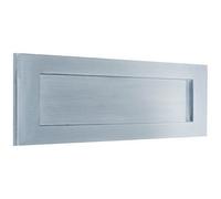Afit Satin Chrome Victorian Letter Plate 305 X 100mm