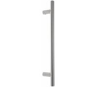 Afit Satin Stainless Steel Guardsman T-Bar Pull Handles - Bolt Fix 600mm X 25mm 450mm C/c
