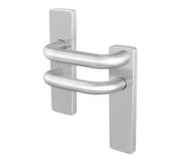 Afit Stainless Steel Latch Door Handles, 19mm Return To Door Lever On Backplate Handles Satin Finish