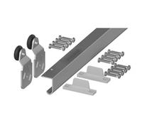 Afit Top Hung Single Wardrobe Sliding Door System To Suit Max 900mm Opening