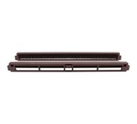 Afit Trickle Window Slot Vent Set Inside & Out - 300mm - 2328mm²Ea - Brown