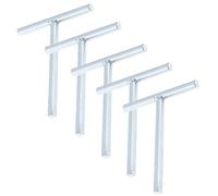 Afit Zinc Plated Budget Lock Taper Key T Tee Loft Access Panel Horse Box Key - Pack 5