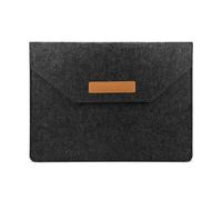 AfitLulu 11/13 Inch Laptop Sleeve Felt Laptop Case with Multiple Compartments, Computer Cases Ultra-Thin Laptops Cover Laptops Accessories Suitable for Tablets and Slim Computers (Dark Gray, 11 Inch)