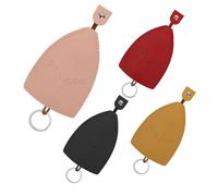 AfitLulu 4 Pieces Car Key Case Creative Pull Out Style Key Bag for Women and Men, PU Leather Key Sleeve Car Key Holder Fashionable Key Pouch for House Keys, Car Key Holders for Handbags (Style 8)
